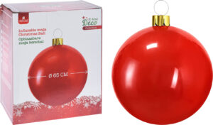 KUGLICA NA NAPUHAVANJE CRVENA 65cm