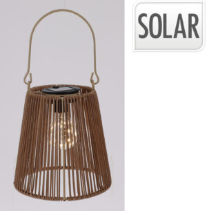 LAMPA SOLARNA METAL NATURAL