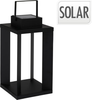LANTERNA SOLAR 42cm CRNA