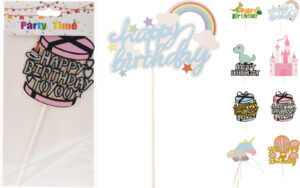 TOPER ZA TORTU HAPPY BIRTHDAY